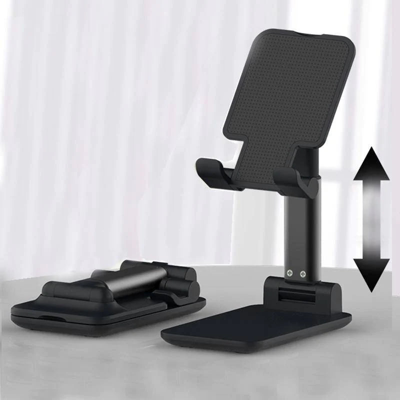 Premium Foldable Mobile & Tablet Stand | Adjustable Height & Multi-Angle Desktop Holder