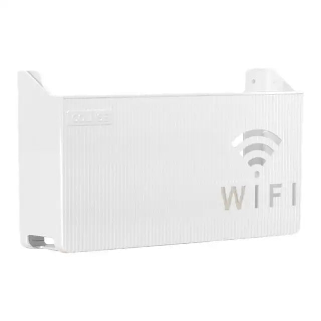 Wall-Mounted Router Storage Box | WiFi Router & Cable Organizer