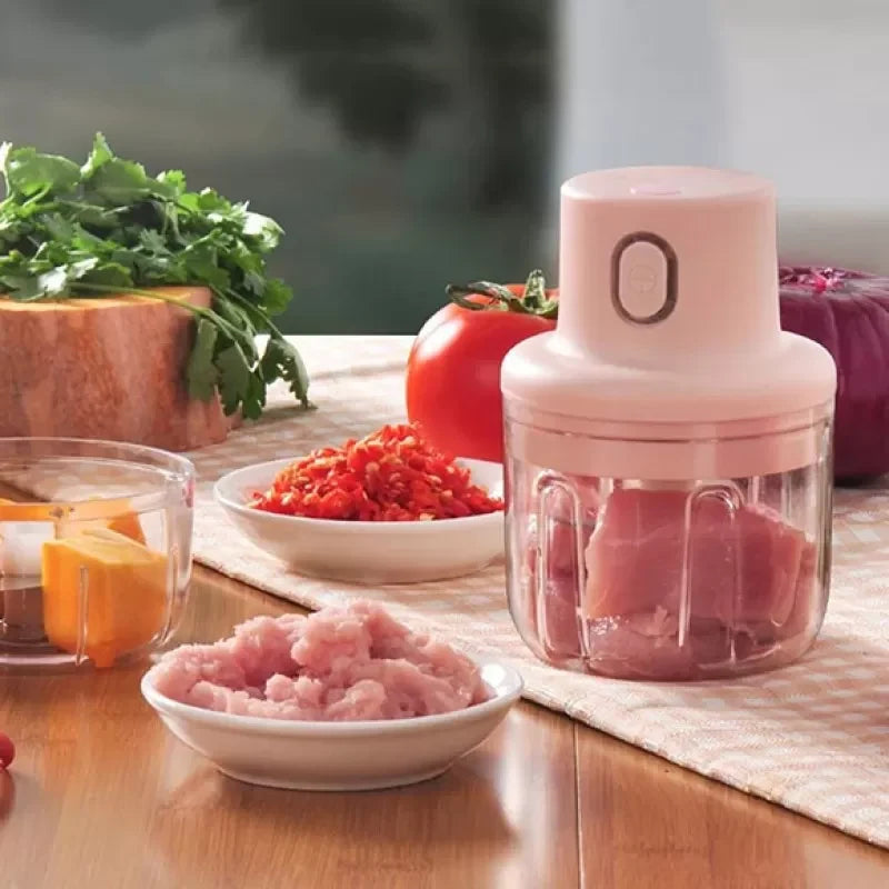 Electric Food Chopper | Mini Vegetable, Garlic & Meat Chopper
