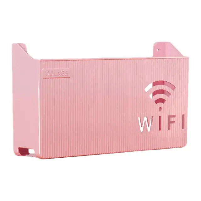 Wall-Mounted Router Storage Box | WiFi Router & Cable Organizer