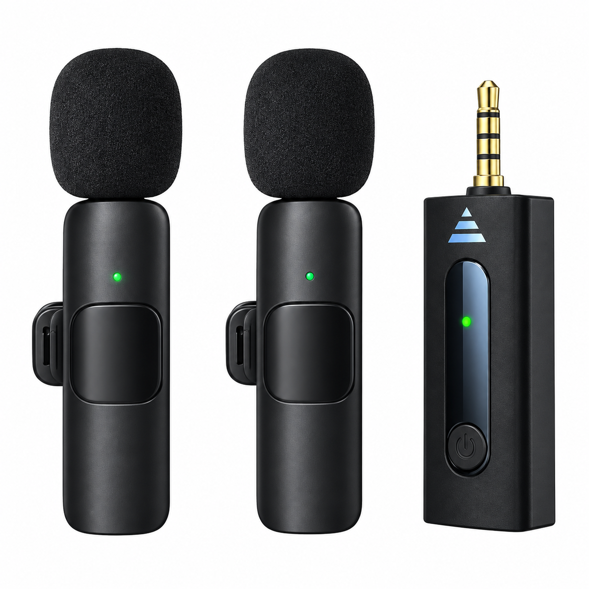 K35 Wireless Dual Microphone for Mobile & Camera | Professional Clip-On Mic System