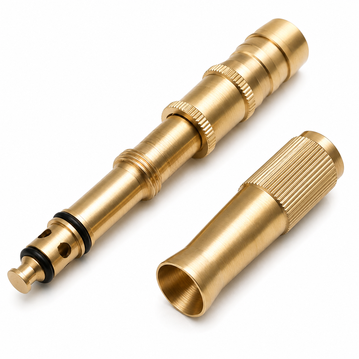 Adjustable Brass Water Spray Nozzle | High-Pressure Car Wash & Garden Hose Sprayer