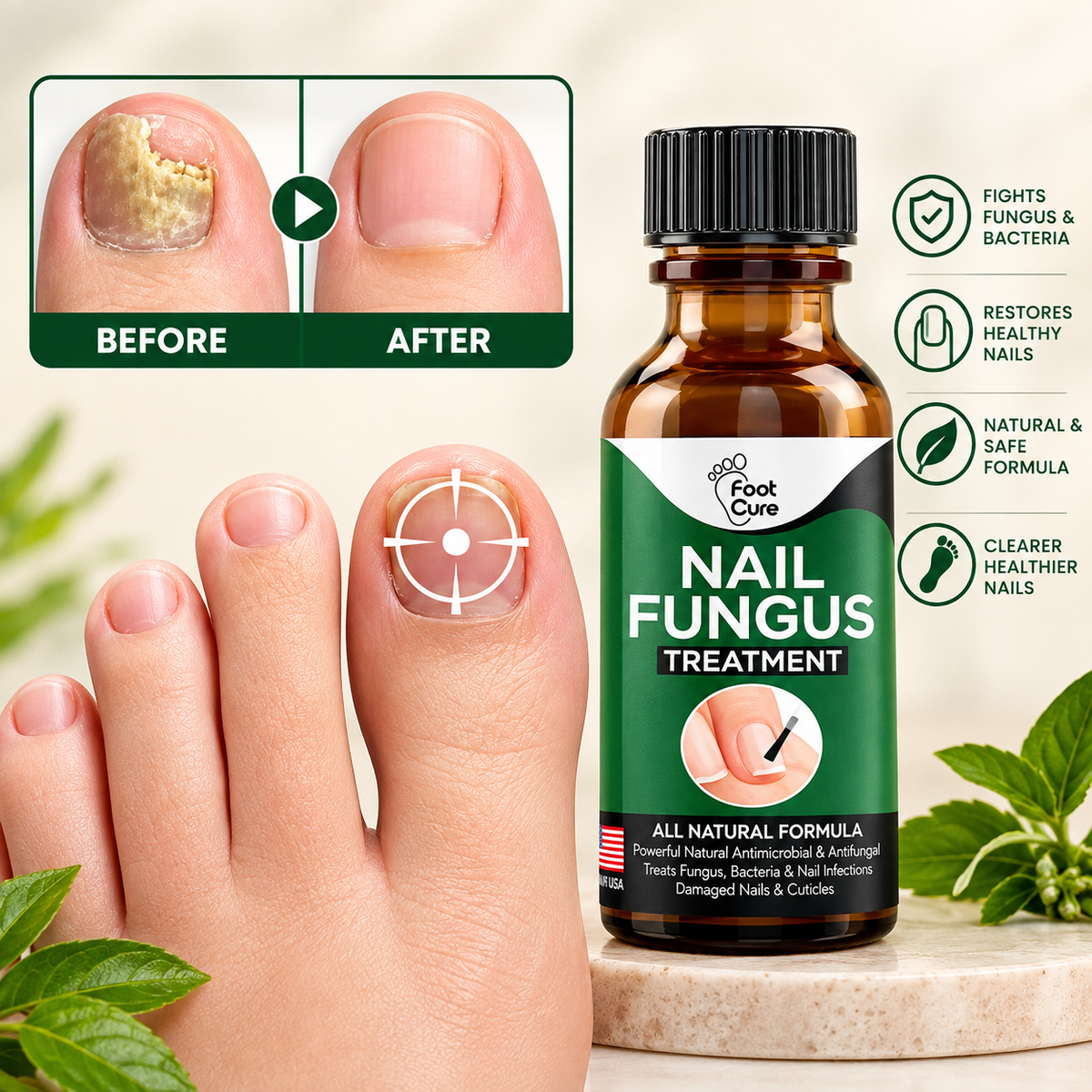 Nail Repair & Care Serum | Nail Strengthening & Revitalizing Treatment