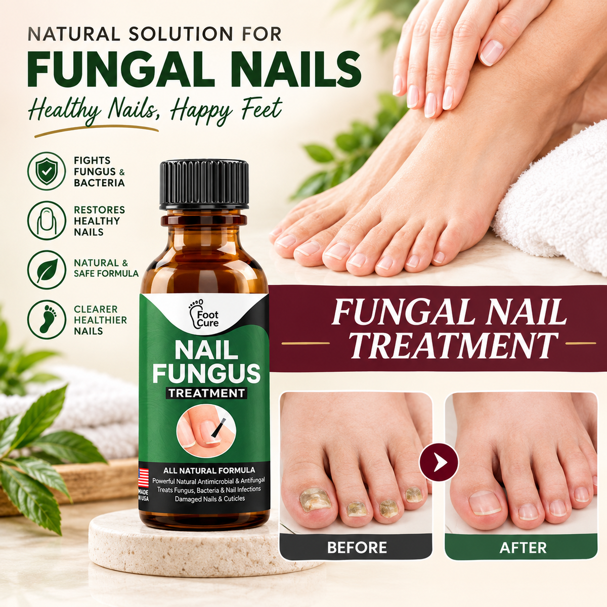 Nail Repair & Care Serum | Nail Strengthening & Revitalizing Treatment