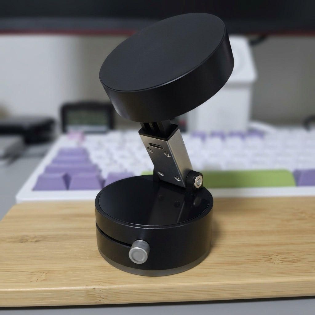 Double-Sided Vacuum Magnetic Phone Holder | Adjustable Foldable Rotating Suction Mount